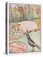 And the Sheep Went to Sleep, Illustration from 'Johnny Crow's Party', c.1930-Leonard Leslie Brooke-Stretched Canvas