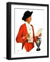 "And the Winner Is,"October 25, 1936-Penrhyn Stanlaws-Framed Giclee Print