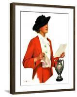 "And the Winner Is,"October 25, 1936-Penrhyn Stanlaws-Framed Giclee Print