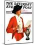 "And the Winner Is," Saturday Evening Post Cover, October 25, 1936-Penrhyn Stanlaws-Mounted Premium Giclee Print