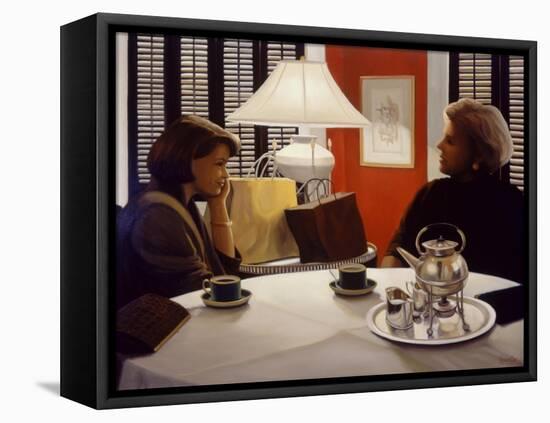 And Then She Said-Dale Kennington-Framed Stretched Canvas