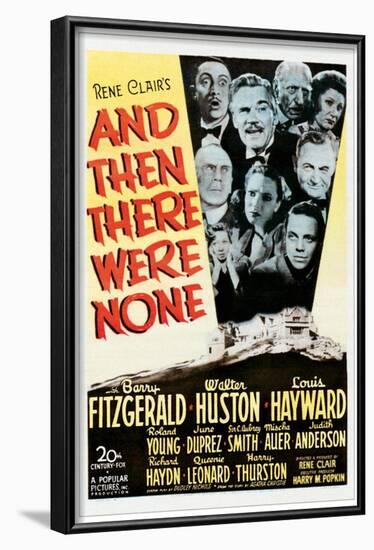 And Then There Were None, 1945-null-Framed Art Print