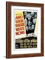 And Then There Were None, 1945-null-Framed Art Print