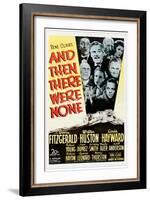 And Then There Were None, 1945-null-Framed Art Print