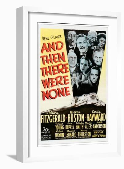 And Then There Were None, 1945-null-Framed Art Print