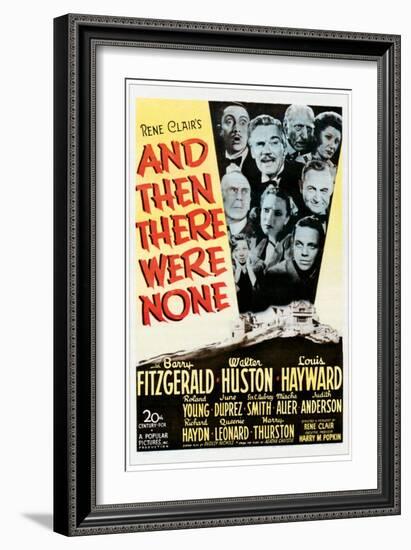 And Then There Were None, 1945-null-Framed Art Print