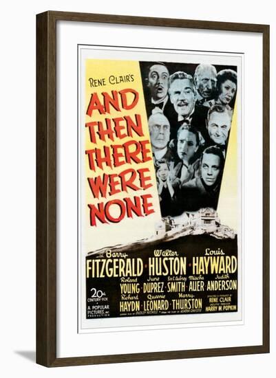 And Then There Were None, 1945-null-Framed Art Print