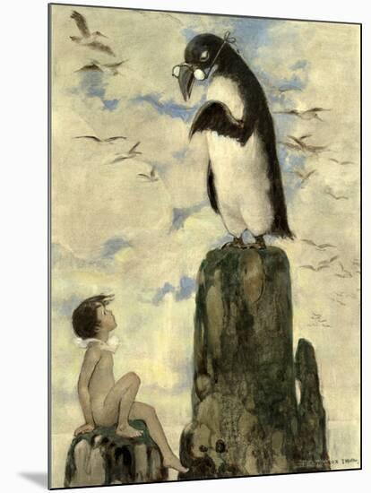 And There He Saw the Last of the Gairfowl, from the Water Babies by Charles Kingsley, Pub. 1916 (Co-Jessie Willcox Smith-Mounted Giclee Print