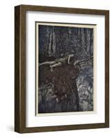 And there I learnt what love was like', illustration from 'Siegfried and the Twilight of Gods'-Arthur Rackham-Framed Giclee Print