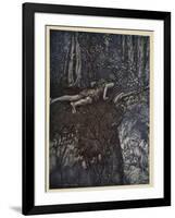 And there I learnt what love was like', illustration from 'Siegfried and the Twilight of Gods'-Arthur Rackham-Framed Giclee Print