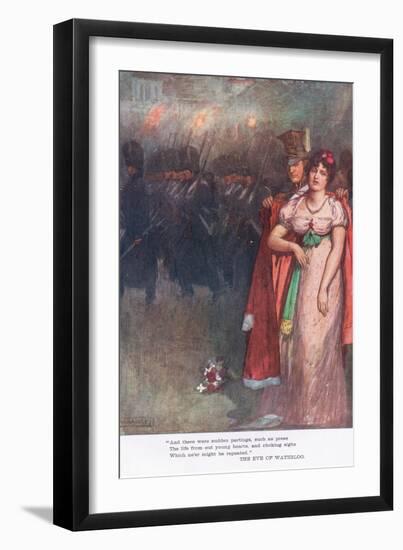 "And There Were Sudden Partings"-William Rainey-Framed Giclee Print