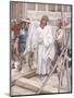 And They Put Him in His Own Raiment for 'The Life of Christ'-James Jacques Joseph Tissot-Mounted Giclee Print