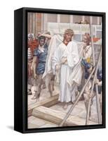 And They Put Him in His Own Raiment for 'The Life of Christ'-James Jacques Joseph Tissot-Framed Stretched Canvas
