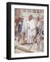 And They Put Him in His Own Raiment for 'The Life of Christ'-James Jacques Joseph Tissot-Framed Giclee Print