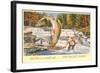 And This is a Small One, Sun Valley, Idaho, Giant Fish-null-Framed Art Print