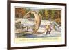 And This is a Small One, Sun Valley, Idaho, Giant Fish-null-Framed Art Print