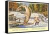 And This is a Small One, Sun Valley, Idaho, Giant Fish-null-Framed Stretched Canvas