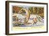 And This is a Small One, Sun Valley, Idaho, Giant Fish-null-Framed Art Print