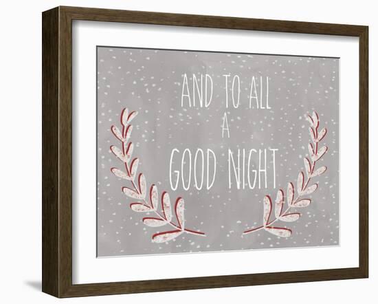 And to all a good night-Erin Clark-Framed Giclee Print