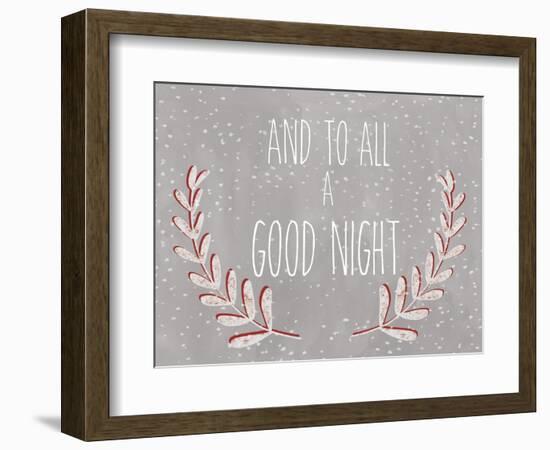 And to all a good night-Erin Clark-Framed Giclee Print