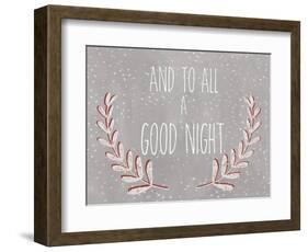 And to all a good night-Erin Clark-Framed Giclee Print