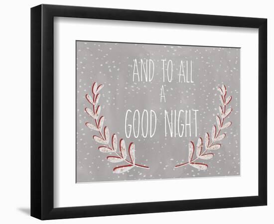 And to all a good night-Erin Clark-Framed Giclee Print