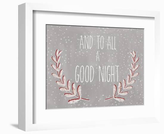 And to all a good night-Erin Clark-Framed Giclee Print