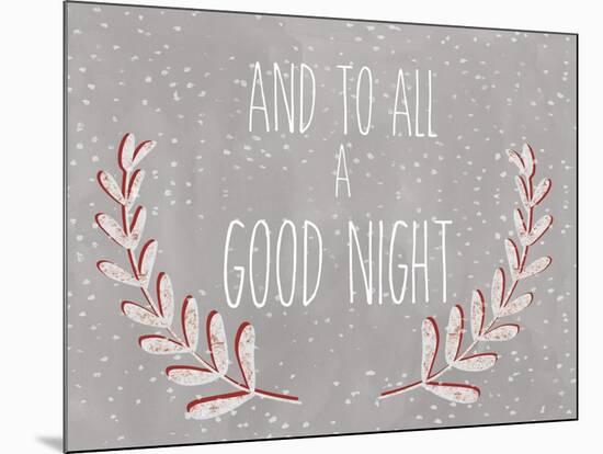 And to all a good night-Erin Clark-Mounted Premium Giclee Print