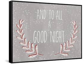 And to all a good night-Erin Clark-Framed Stretched Canvas