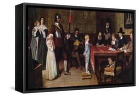 And When Did You Last See Your Father?, 1878-William Frederick Yeames-Framed Stretched Canvas