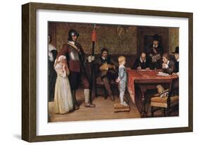 And When Did You Last See Your Father?-William Frederick Yeames-Framed Giclee Print