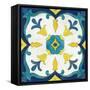 Andalucia Tiles A Blue and Yellow-Silvia Vassileva-Framed Stretched Canvas