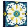 Andalucia Tiles A Blue and Yellow-Silvia Vassileva-Stretched Canvas