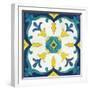 Andalucia Tiles A Blue and Yellow-Silvia Vassileva-Framed Art Print