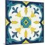 Andalucia Tiles A Blue and Yellow-Silvia Vassileva-Mounted Art Print