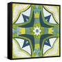 Andalucia Tiles E Blue and Yellow-Silvia Vassileva-Framed Stretched Canvas