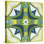 Andalucia Tiles E Blue and Yellow-Silvia Vassileva-Stretched Canvas