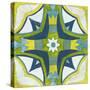 Andalucia Tiles E Blue and Yellow-Silvia Vassileva-Stretched Canvas