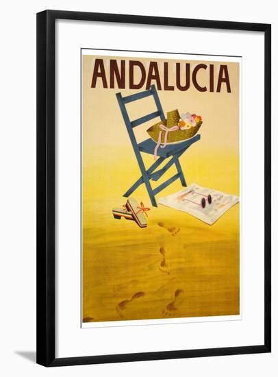 Andalucia Travel Poster-null-Framed Giclee Print