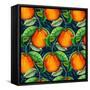 Andalucian Oranges, 2017-Andrew Watson-Framed Stretched Canvas