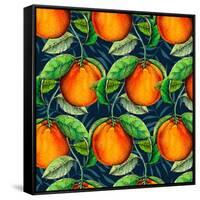 Andalucian Oranges, 2017-Andrew Watson-Framed Stretched Canvas