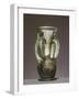 Andalusian Vase in Green Glass with Chain Trimmings, Spain-null-Framed Giclee Print