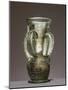 Andalusian Vase in Green Glass with Chain Trimmings, Spain-null-Mounted Giclee Print