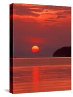 Andaman Sea Glows With Reflected Sunset, Thailand-Merrill Images-Stretched Canvas