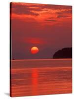 Andaman Sea Glows With Reflected Sunset, Thailand-Merrill Images-Stretched Canvas