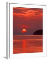 Andaman Sea Glows With Reflected Sunset, Thailand-Merrill Images-Framed Premium Photographic Print