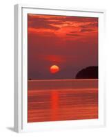 Andaman Sea Glows With Reflected Sunset, Thailand-Merrill Images-Framed Premium Photographic Print