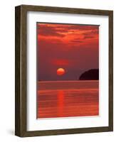 Andaman Sea Glows With Reflected Sunset, Thailand-Merrill Images-Framed Photographic Print