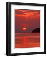 Andaman Sea Glows With Reflected Sunset, Thailand-Merrill Images-Framed Photographic Print