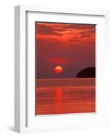 Andaman Sea Glows With Reflected Sunset, Thailand-Merrill Images-Framed Photographic Print